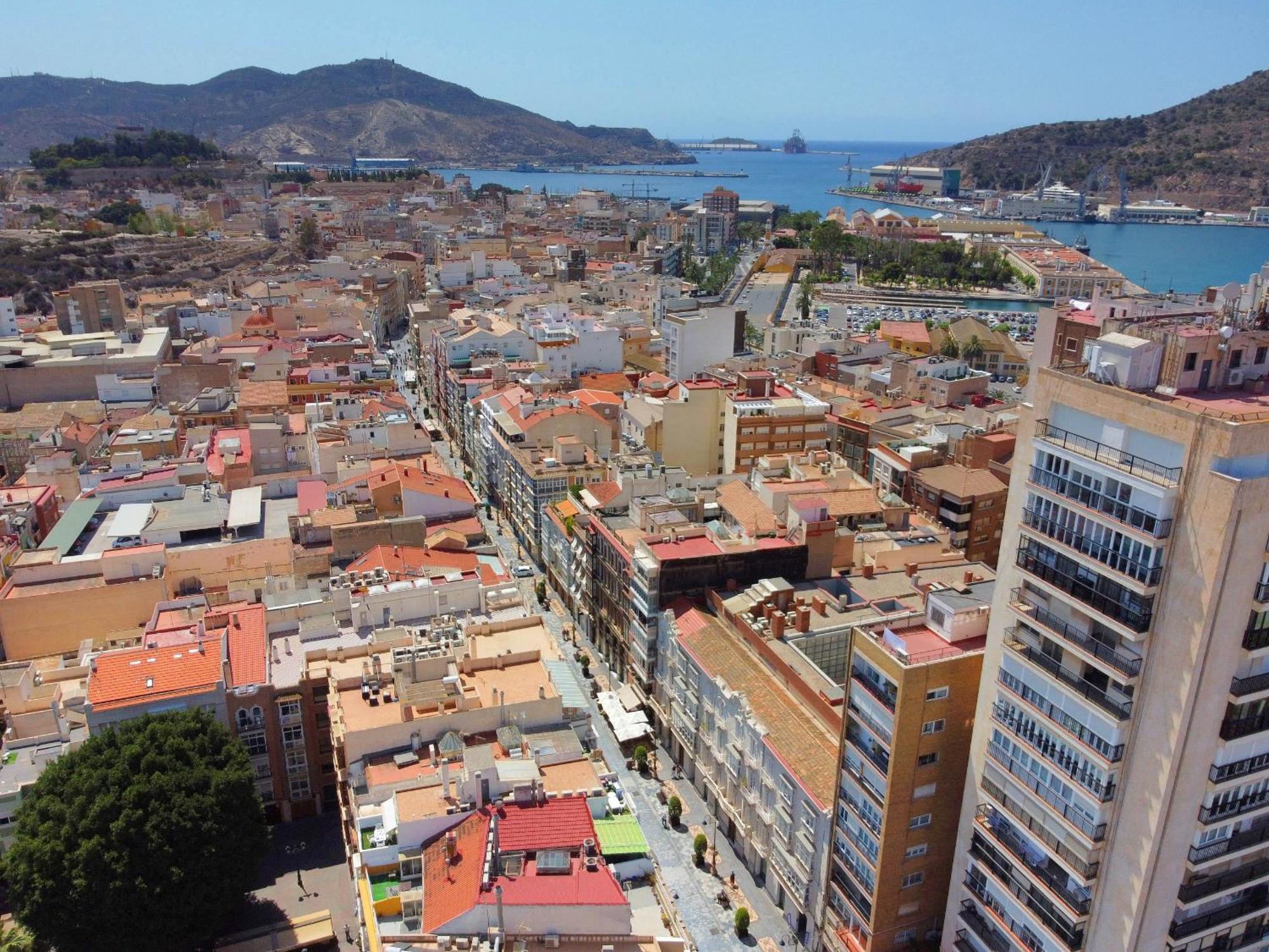 Apartamentos Nuevo Edificio Alba Cartagena Centro Parking Exteriör bild
