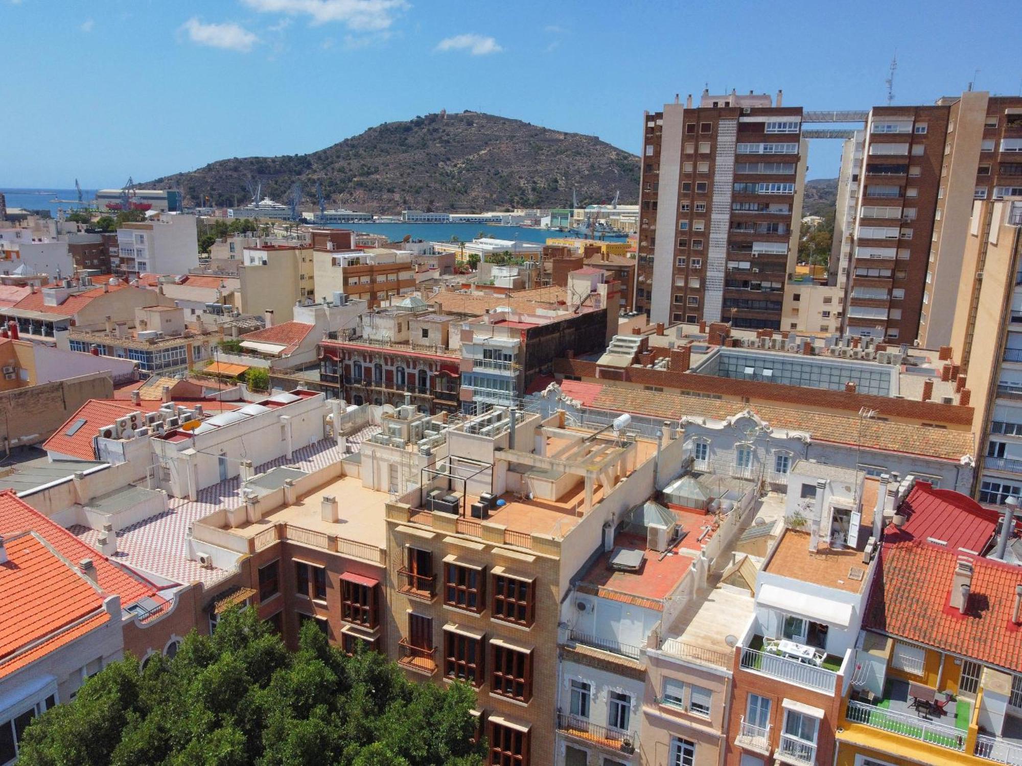 Apartamentos Nuevo Edificio Alba Cartagena Centro Parking Exteriör bild