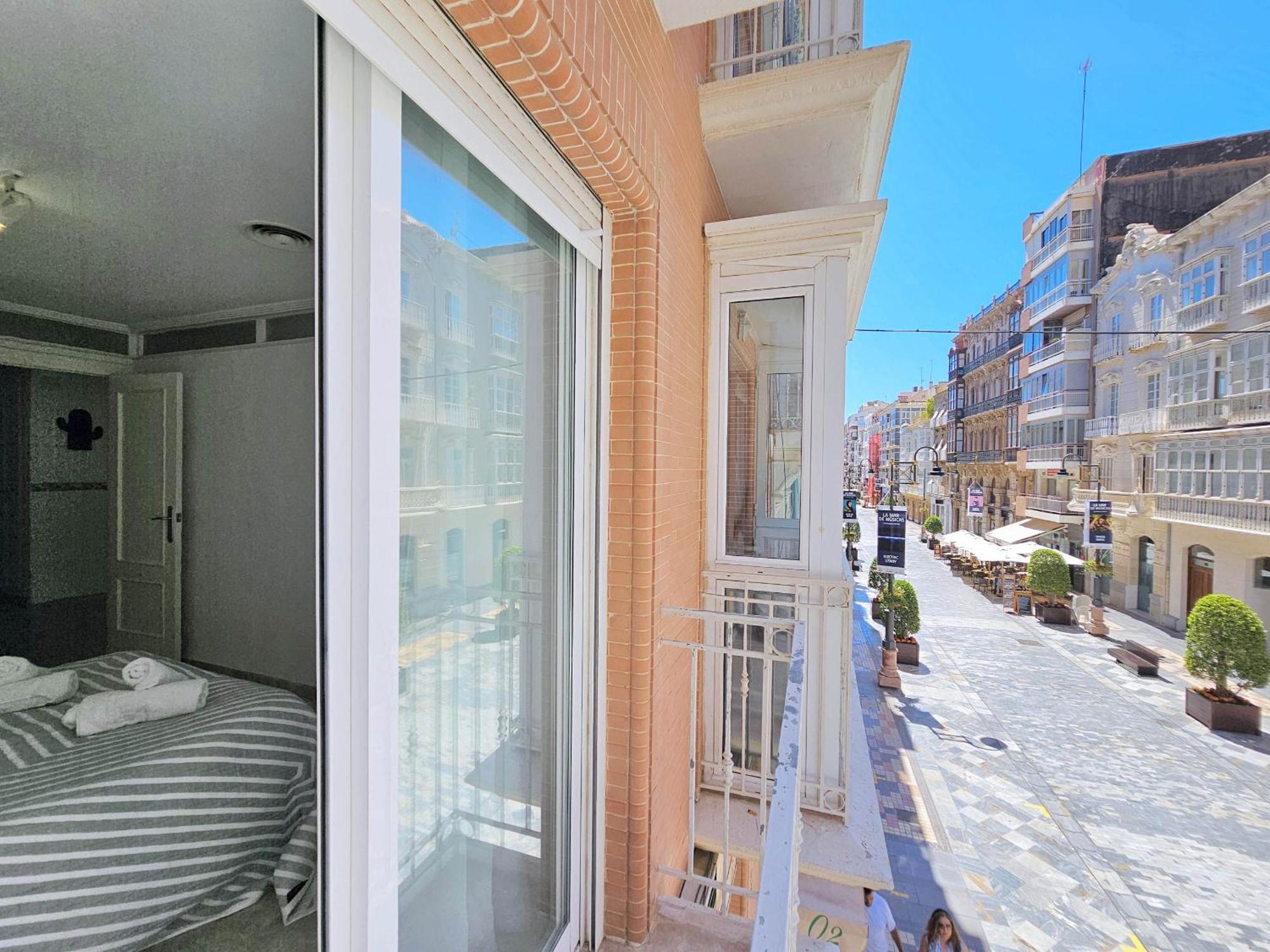 Apartamentos Nuevo Edificio Alba Cartagena Centro Parking Exteriör bild