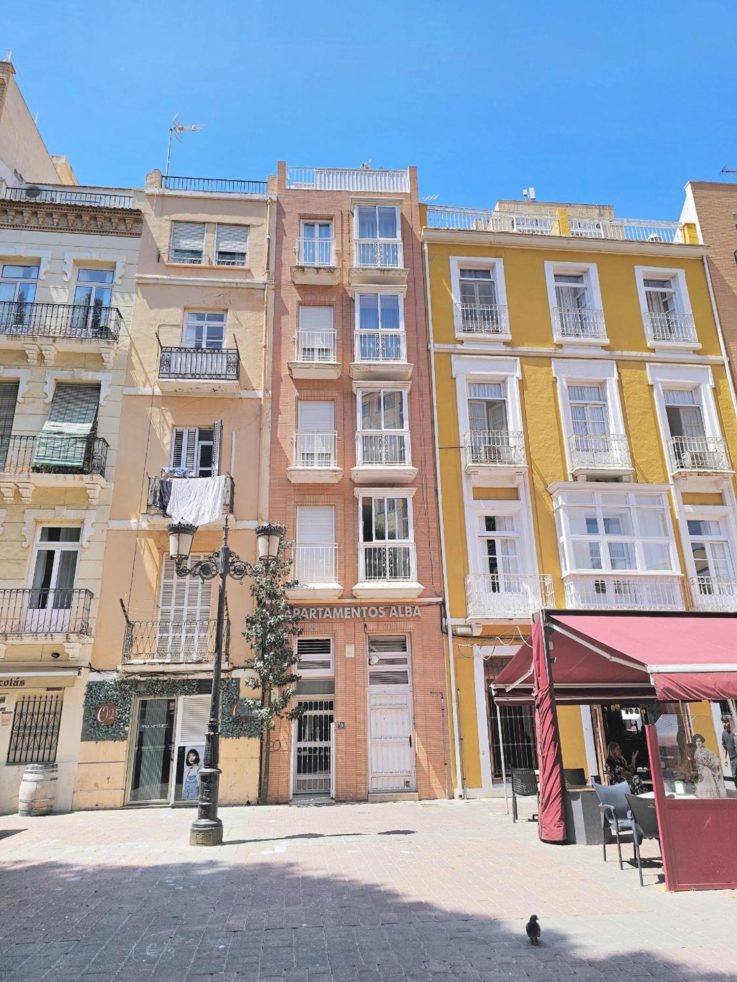 Apartamentos Nuevo Edificio Alba Cartagena Centro Parking Exteriör bild